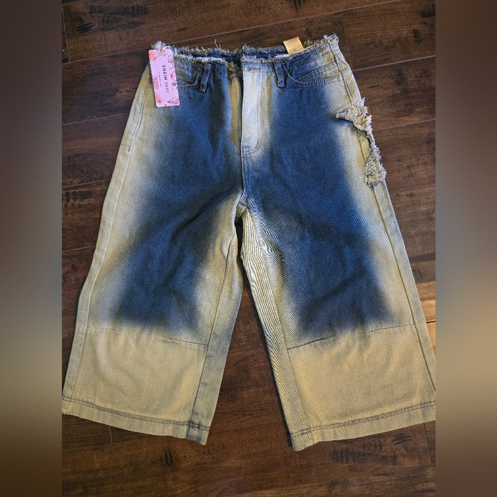 BOGO SHEIN Distressed Jorts